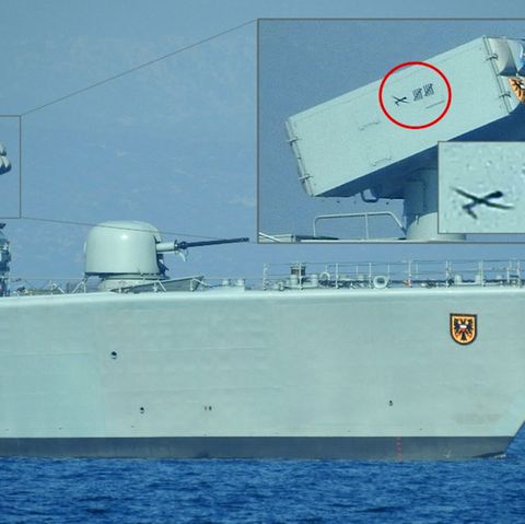 Marine: Deutsche Fregatte brüstet sich mit Abschüssen. Wen hat die Marine vom Himmel geholt?
