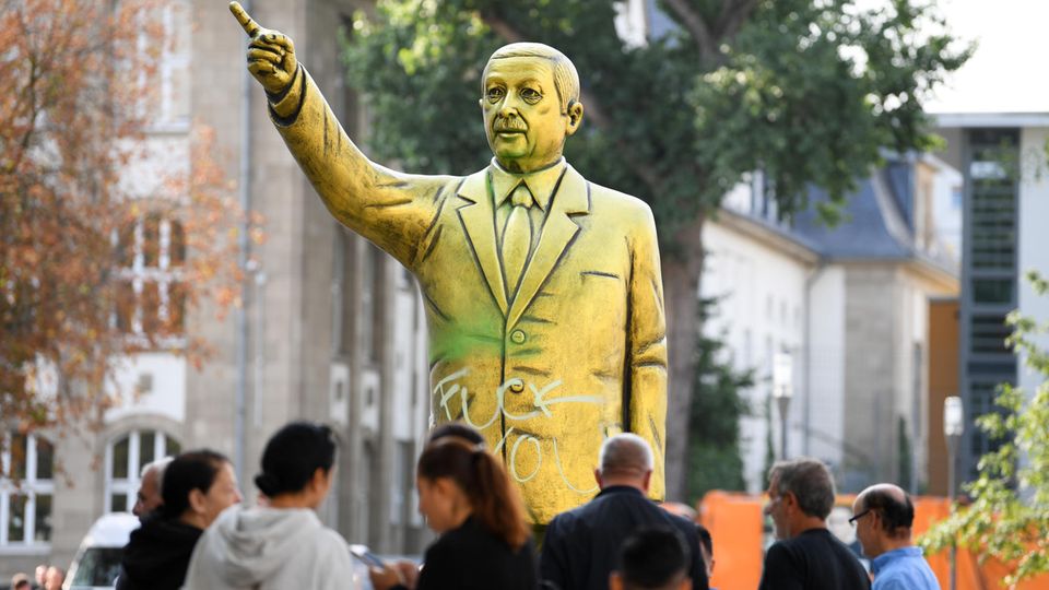Erdogan aus Gold