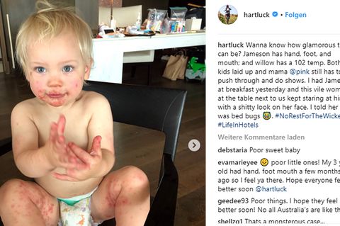 Carey Hart: Mit krankem Sohn ins Restaurant: Pinks Ehemann wird heftig kritisiert