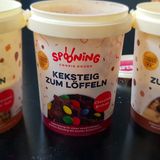 Den "Spooning Cookie Dough" gibt es in drei Sorten: Chocolate Chips, das ist der Bestseller, sowie Caramel 'n' Salt und Chocolate Birthday.