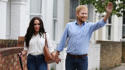 PR-Aktion: Meghan Markle und Prinz Harry laufen ohne Schutz durch London