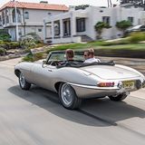 Jaguar E-Type Zero - der Auspuff fehlt, der Fahrspaß nicht