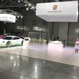 Halbherziger Auftritt: Porsche Stand Moskauer Autosalon 2018