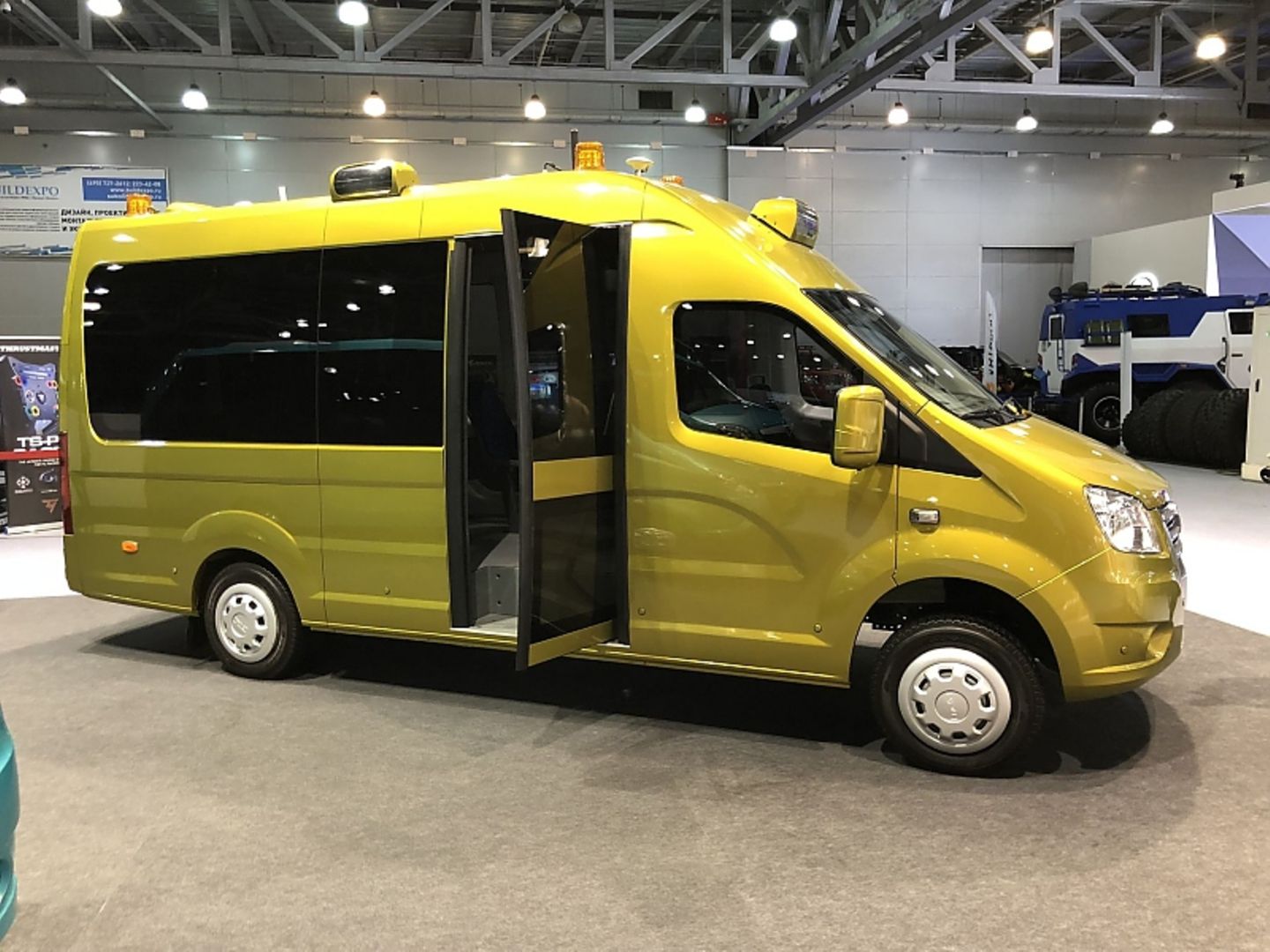 Der Kleinbus "Next" wird beim Personentransport eingesetzt