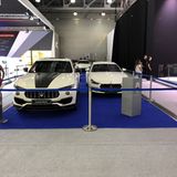 Die Maseratis stehen in Reih und Glied