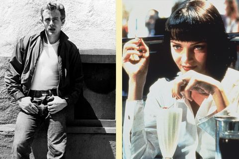 James Dean und Uma Thurman