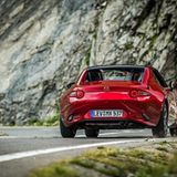 Außen hat sich nichts am Mazda MX-5 RF, Modelljahr 2019 geändert