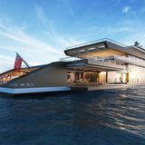 Die hinteren Decks der "Nature"