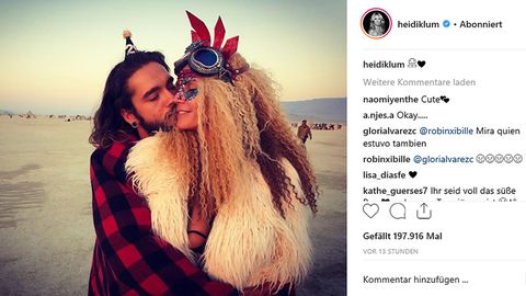 Verliebter Geburtstags-Schnappschuss: Tom Kaulitz und Heidi Klum