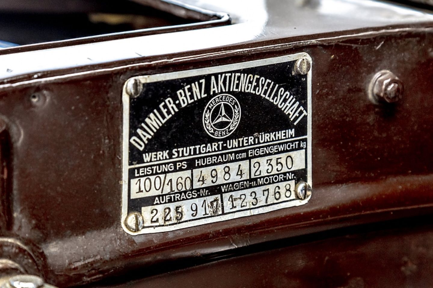 Mercedes 500 K Spezial-Roadster - stammt aus dem Jahre 1935