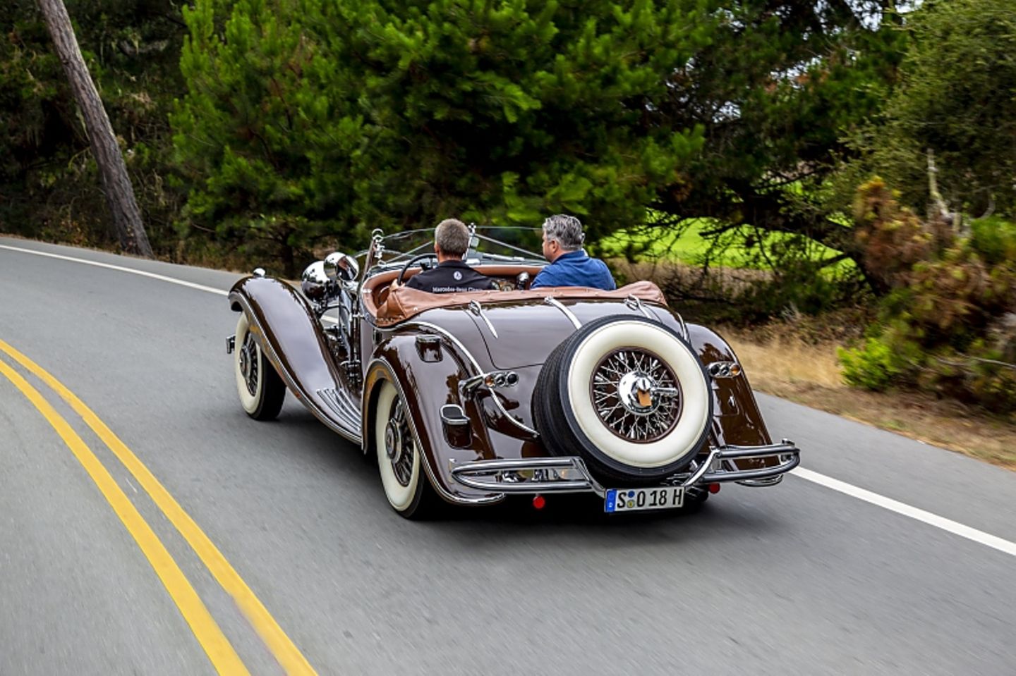 Mercedes 500 K Spezial-Roadster - auch von hinten eine Schau