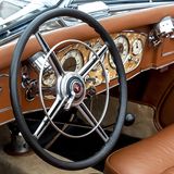Das spektakuläre Cockpit des Mercedes 500 K Spezial-Roadster