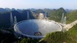 Der Spiegel misst 520 Meter im Durchmesser.