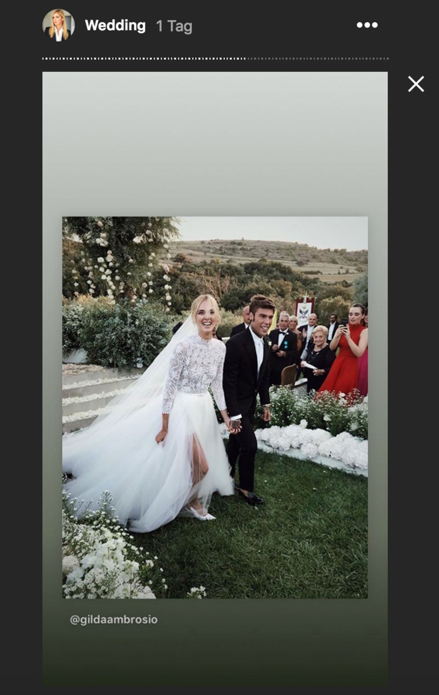 Hochzeit von Chiara Ferragni und Fedez