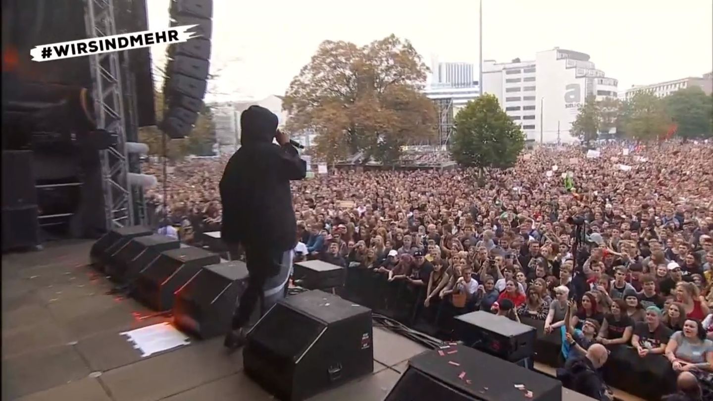 Chemnitz: Trettmann bei #wirsindmehr