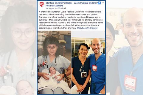 Vilma Wong und Brandon Seminatore früher und heute