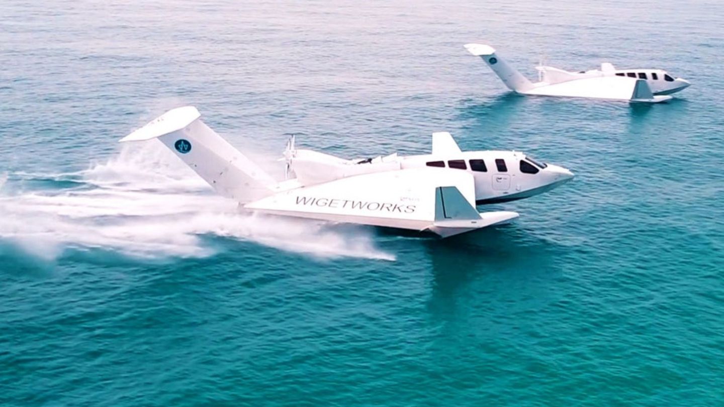 Es ist keine Ausbildung zu einem echten Piloten notwendig, um den Ekranoplan zu starten. 