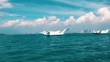 Die Bodeneffekt-Flugzeuge sollen Inseln und Festland miteinander verbinden.