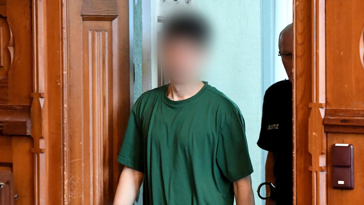 Der Angeklagte im Mireille-Mordprozess im Flensburger Landgericht