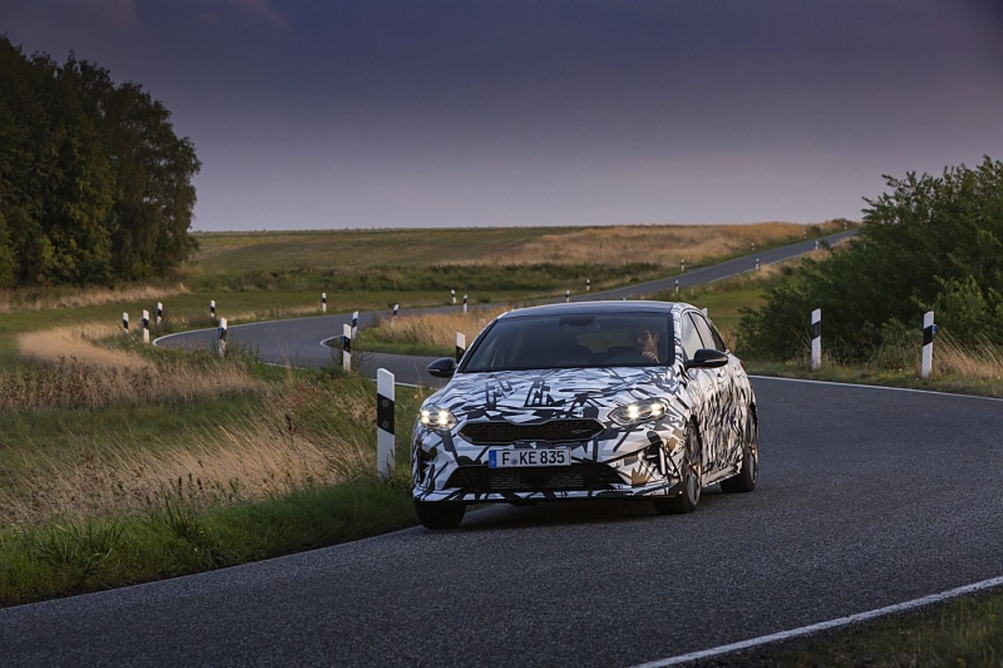 Kia Pro Ceed 1.6 T-GDI - das Fahrwerk wurde nicht zuletzt in Deutschland erinnert