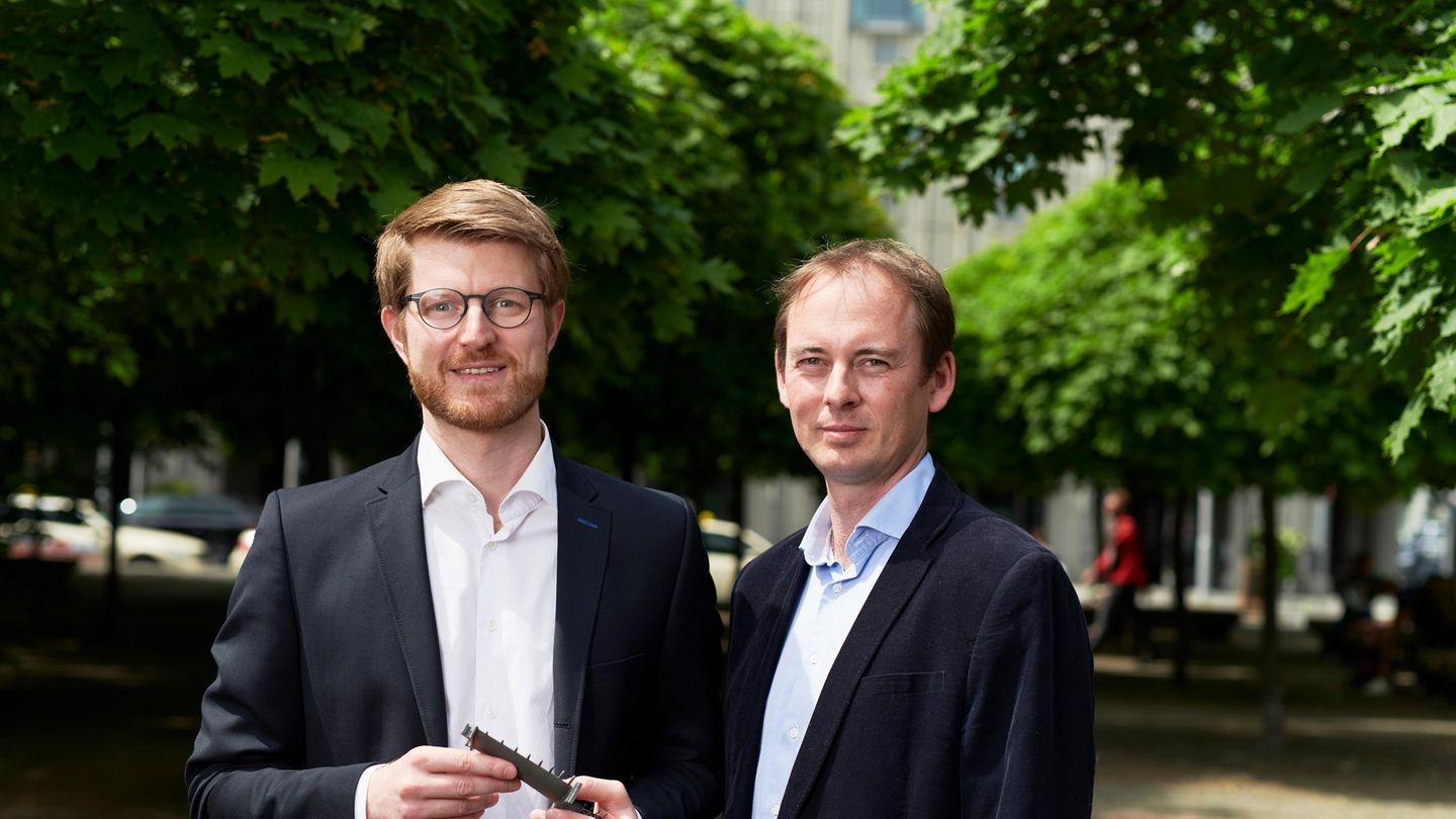 Die Vectoflow-Gründer Florian Wehner (l.) und Christian Haigermoser.