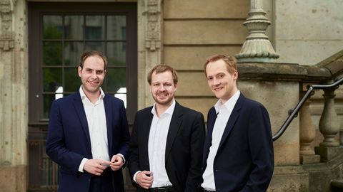 Die Oculavis-Gründer Martin Putz, Philipp Siebenkotten und Markus Große Böckmann (v. l.).