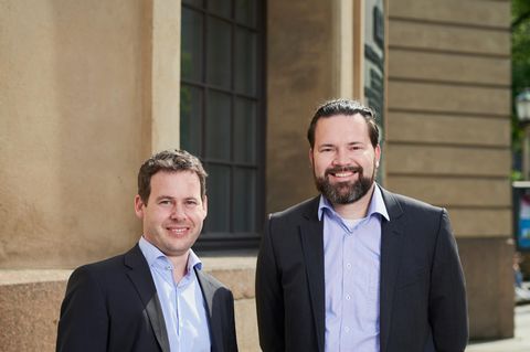 Zwei der vier CQSE-Gründer Martin Feilkas (l.) und Elmar Juergens.