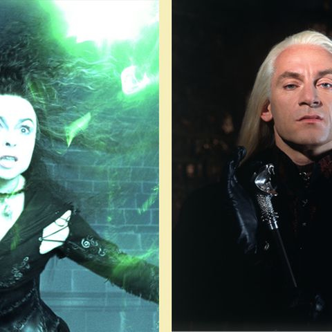 Bellatrix Lestrange und Lucius Malfoy