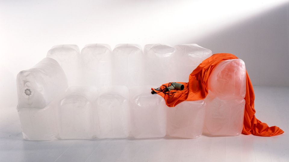 Das aufblasbare Sofa sollte zum Kassenschlager werden Das Air-Sofa von IKEA