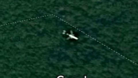 Diese Aufnahme von Google Maps soll angeblich das Wrack des Fluges MH370 zeigen, davon ist der Brite überzeugt