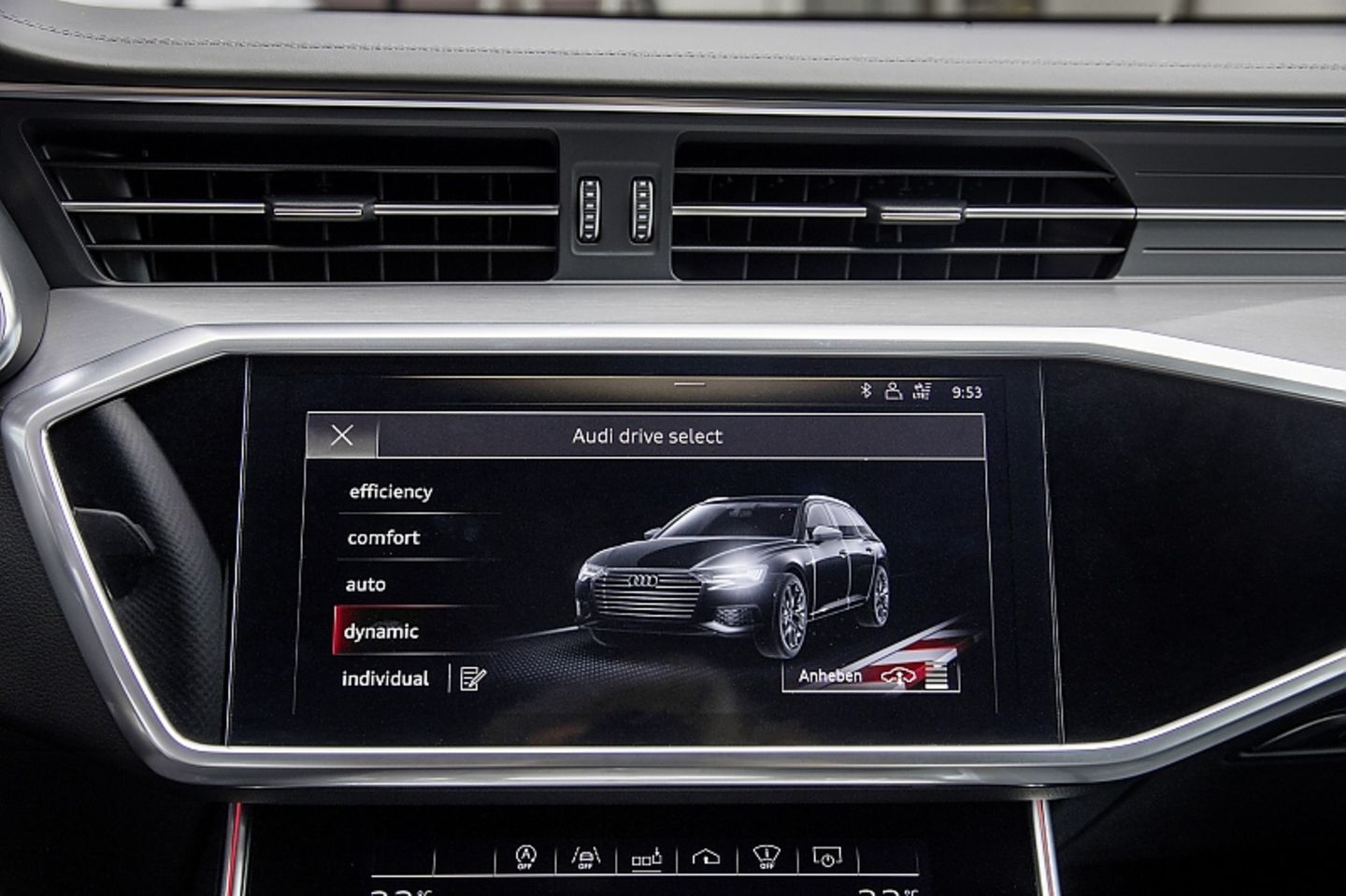 Selbst der Dynamic-Fahrmodus hilft dem 45 TFSI quattro nicht auf die Sprünge