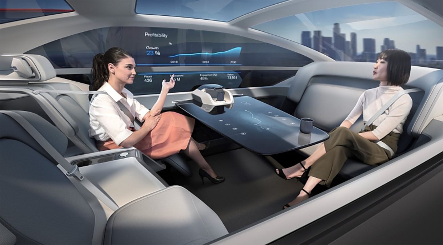 Volvo 360c Concept - man kann mit bis zu vier Personen reisen