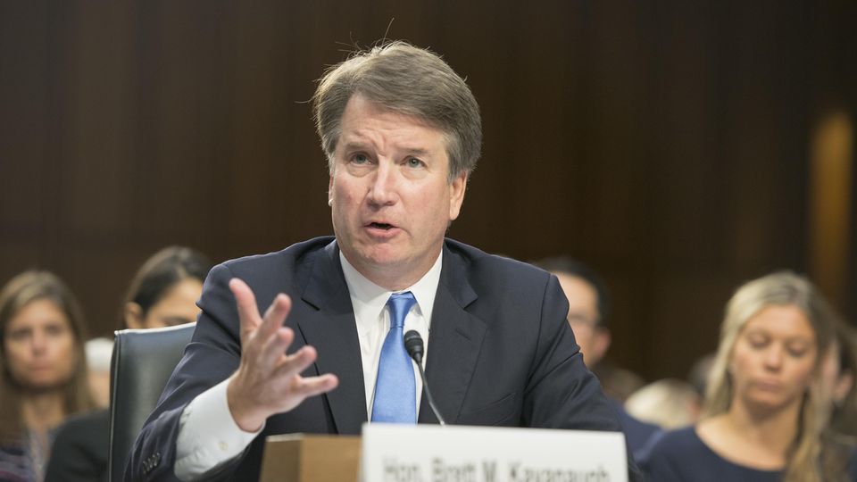 Brett Kavanaugh bei seiner Anhörung Brett Kavanaugh bei seiner Anhörung