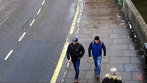 Skripal-Attentat: Alexander Petrow und Ruslan Boschirow in Salisbury am 4. März 2018