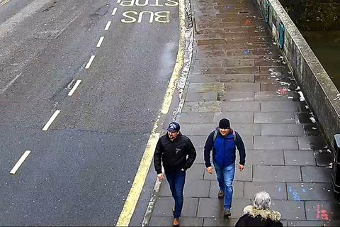 Skripal-Attentat: Alexander Petrow und Ruslan Boschirow in Salisbury am 4. März 2018