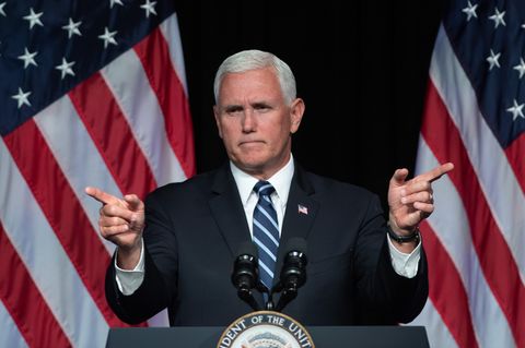 Mike Pence bestreitet, am Beitrag in der "New York Times" beteiligt zu sein