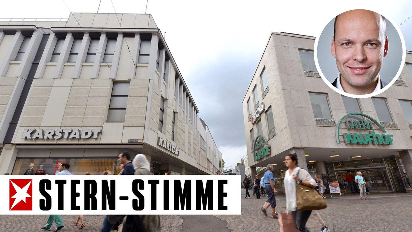 In Trier stehen Karstadt und Kaufhof direkt nebeneinander