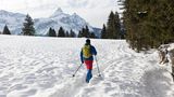 Winterwandern  Es müssen nicht immer nur neue Seilbahn-Highlights und Superlative sein, mit denen die Tiroler auftrumpfen. Denn es gibt einen gegenläufigen Trend bei Winterreisen: das Wandern im Schnee. Fernab des Skirummels knirscht der Schnee unter den Füßen, wenn man durch die von Neuschnee gepuderten Wälder stapft. In Tirol haben sich für diese sanfte Art des Tourismus 16 Orte zu den Winterzauberregionen zusammengetan - von Achensee über Kufsteinerland und das Tannheimer Tal bis zur Zugspitz Arena.