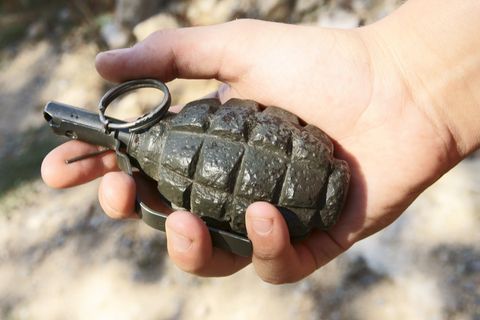 Eine russische Handgranate