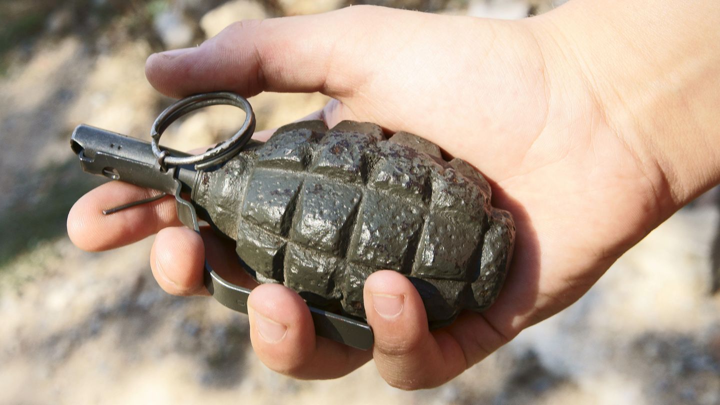 Eine russische Handgranate