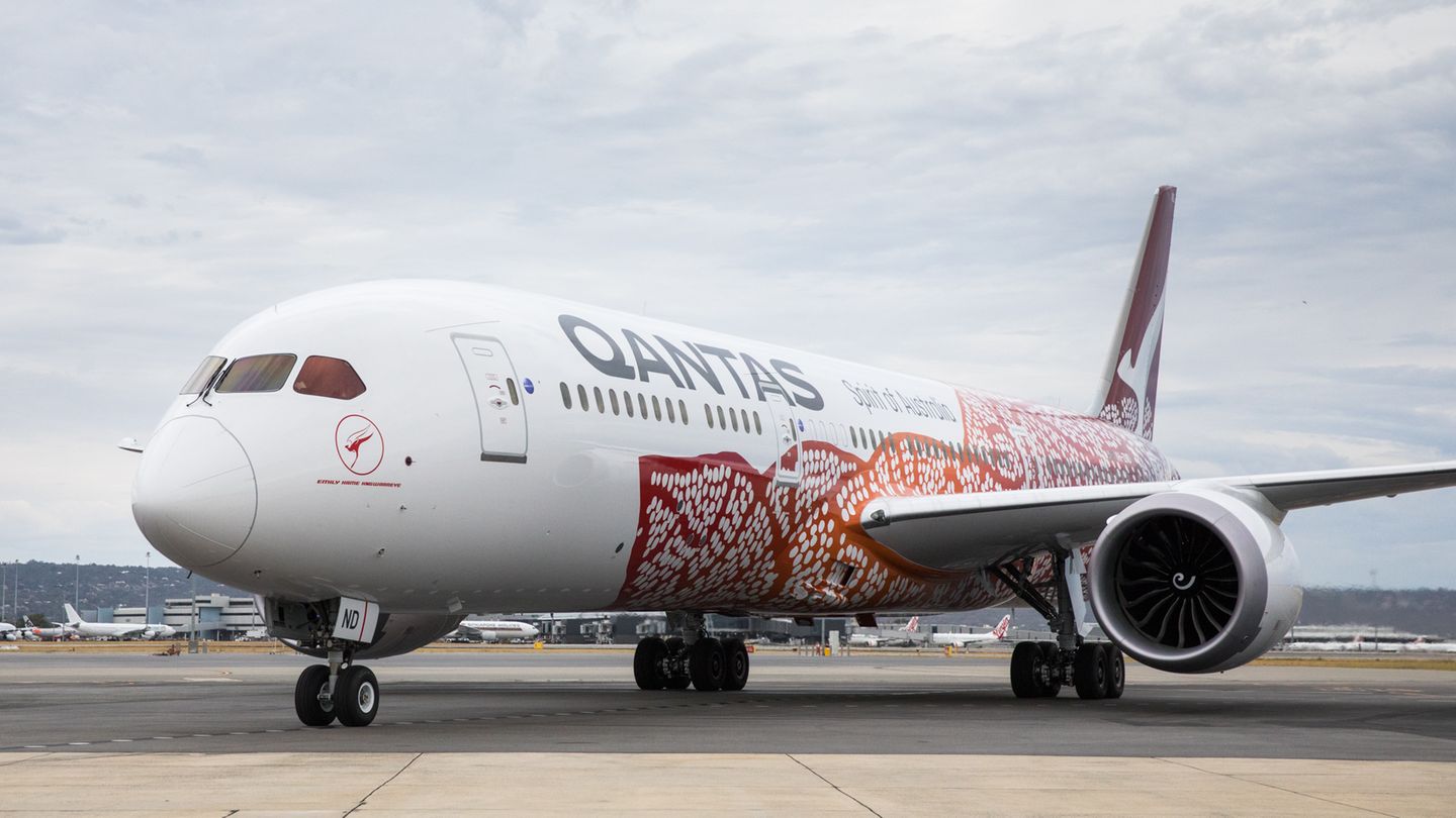 Der schnellste Weg von Europa nach Australien: mit einer Boeing 787-9 von Qantas. Die auch Dreamliner genannte Maschine kommt auf der neuen Nonstop-Verbindung zwischen London und Perth zum Einsatz.