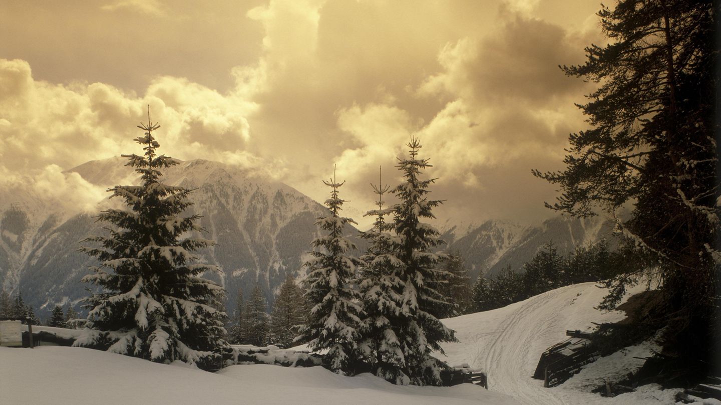 Panorama in Tirol im Winter Panorama in Tirol im Winter