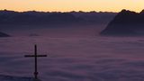 Der Blick auf das Inntal im Morgengrauen