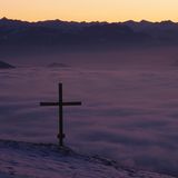 Der Blick auf das Inntal im Morgengrauen