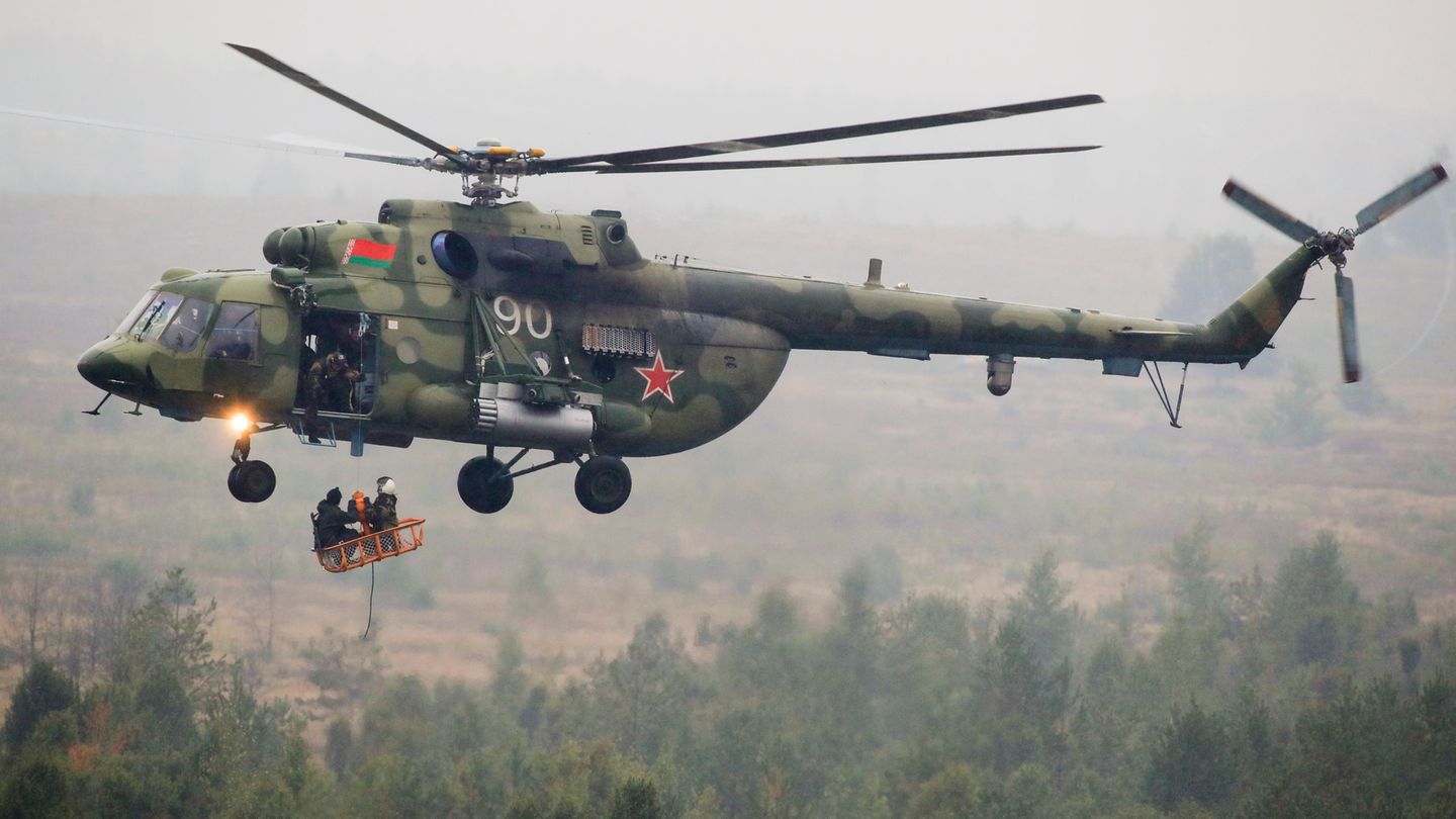 Militärmanöver Russland im Jahre 2017
