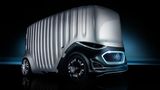 Mercedes Vision Urbanetic - mit dem aufsetzbaren Koffermodul können Gegenstände transportiert werden