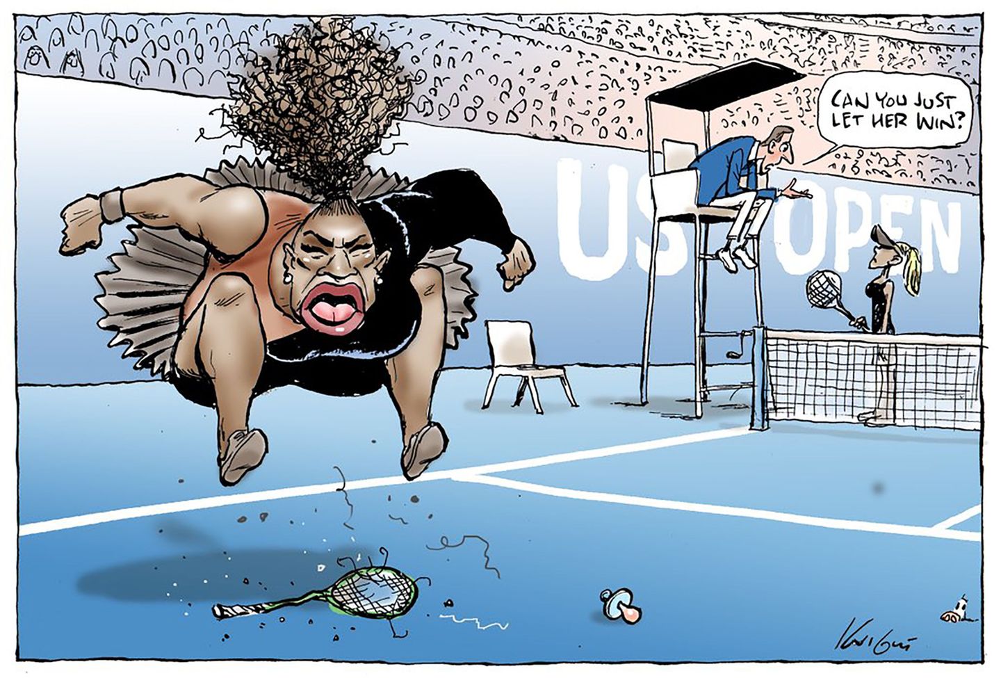 Serena Williams Cartoon
