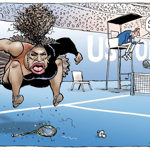 Serena Williams Cartoon