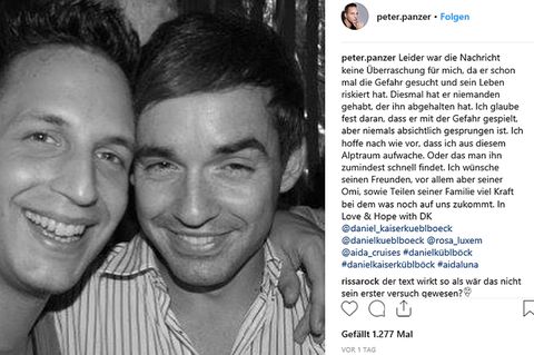 Vermisster DSDS-Star: Freund von Daniel Küblböck: "Er hat schon mal die Gefahr gesucht und sein Leben riskiert"