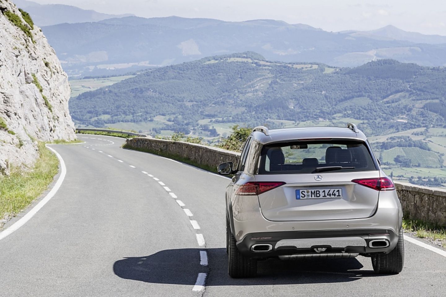 Mercedes GLE 2019 - das Heck erinnert an die A-Klasse